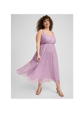 torrid Lavender Pleated Maxi Dress